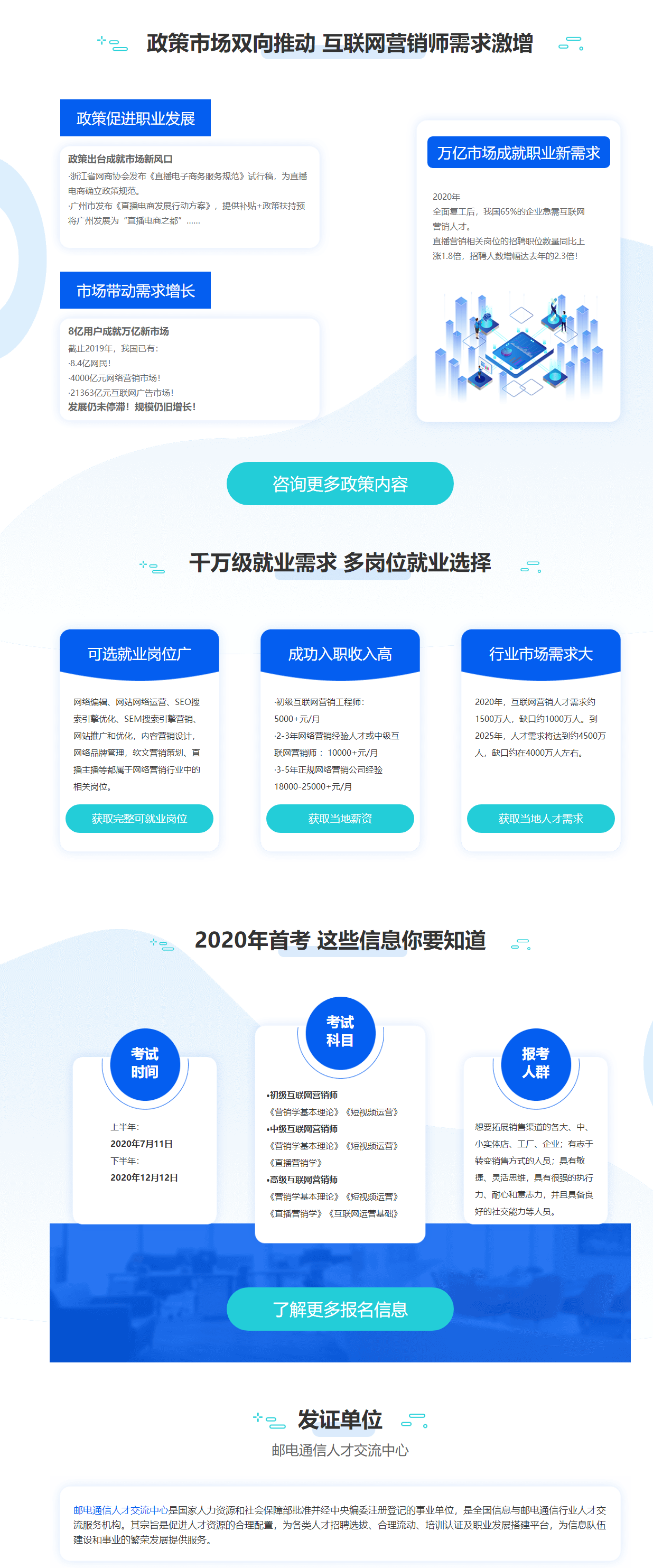 2020互联网营销师招生简章-政策方向-岗位需求-报名审核-师资介绍-优路教育