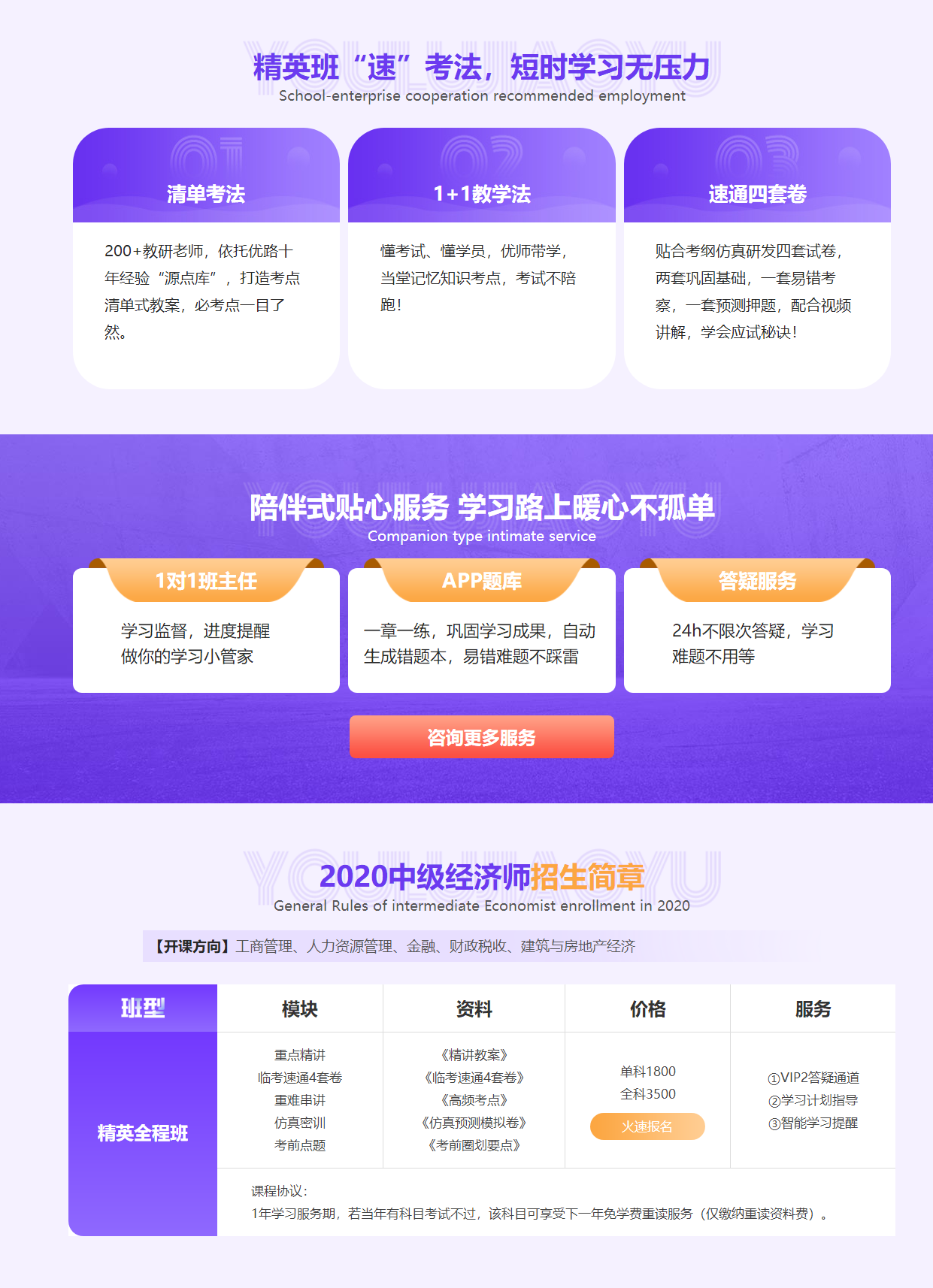 2020中级经济师招生简章