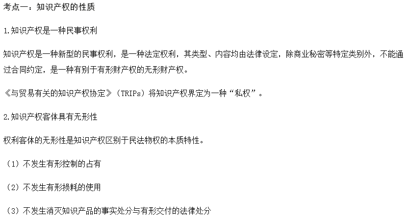 2022中级经济师高频考点——《知识产权》