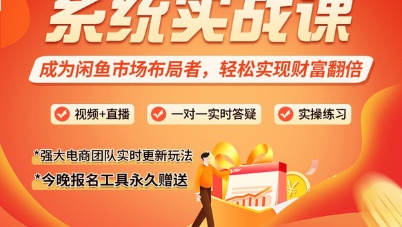 闲鱼电商实战课-3998